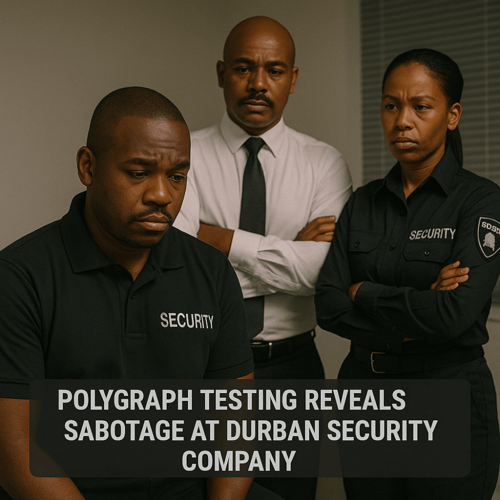 Sabotage in a security fleet — polygraph examination uncovers the truth